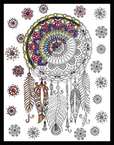 (image for) Trendy Dream Catcher Zenbroidery Stamped Embroidery Kit